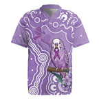Australia Epilepsy Awareness Rugby Jersey Purple Budgerigar Plumeria Aboriginal - Aussie Hoodie