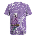 Australia Epilepsy Awareness Rugby Jersey Purple Budgerigar Plumeria Aboriginal - Aussie Hoodie