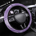 Australia Epilepsy Awareness Steering Wheel Cover Purple Budgerigar Plumeria Aboriginal - Aussie Hoodie
