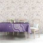 Australia Epilepsy Awareness Tablecloth Purple Budgerigar Plumeria Aboriginal - Aussie Hoodie