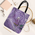 Australia Epilepsy Awareness Tote Bag Purple Budgerigar Plumeria Aboriginal - Aussie Hoodie