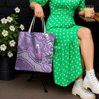 Australia Epilepsy Awareness Tote Bag Purple Budgerigar Plumeria Aboriginal - Aussie Hoodie