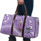 Australia Epilepsy Awareness Travel Bag Purple Budgerigar Plumeria Aboriginal - Aussie Hoodie