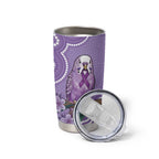 Australia Epilepsy Awareness Tumbler Cup Purple Budgerigar Plumeria Aboriginal - Aussie Hoodie