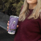 Australia Epilepsy Awareness Tumbler Cup Purple Budgerigar Plumeria Aboriginal - Aussie Hoodie