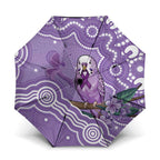 Australia Epilepsy Awareness Umbrella Purple Budgerigar Plumeria Aboriginal - Aussie Hoodie