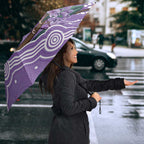 Australia Epilepsy Awareness Umbrella Purple Budgerigar Plumeria Aboriginal - Aussie Hoodie