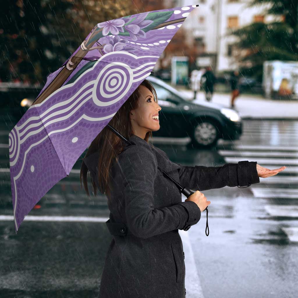 Australia Epilepsy Awareness Umbrella Purple Budgerigar Plumeria Aboriginal - Aussie Hoodie