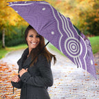 Australia Epilepsy Awareness Umbrella Purple Budgerigar Plumeria Aboriginal - Aussie Hoodie