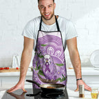 Epilepsy Awareness Budgerigar Australia Apron Budgie Purple Ribbon Boronia Aboriginal - Aussie Hoodie