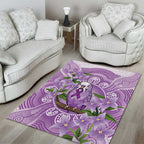 Epilepsy Awareness Budgerigar Australia Area Rug Budgie Purple Ribbon Boronia Aboriginal - Aussie Hoodie