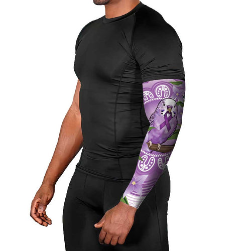 Epilepsy Awareness Budgerigar Australia Arm Sleeves Budgie Purple Ribbon Boronia Aboriginal - Aussie Hoodie