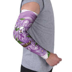 Epilepsy Awareness Budgerigar Australia Arm Sleeves Budgie Purple Ribbon Boronia Aboriginal - Aussie Hoodie