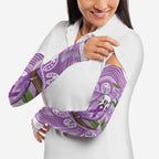 Epilepsy Awareness Budgerigar Australia Arm Sleeves Budgie Purple Ribbon Boronia Aboriginal - Aussie Hoodie