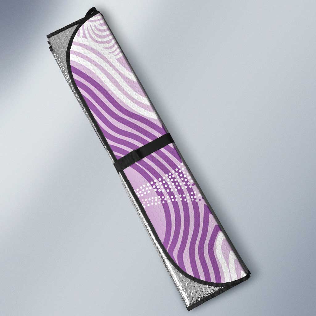 Epilepsy Awareness Budgerigar Australia Auto Sun Shade Budgie Purple Ribbon Boronia Aboriginal - Aussie Hoodie