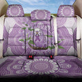 Epilepsy Awareness Budgerigar Australia Back Car Seat Cover Budgie Purple Ribbon Boronia Aboriginal - Aussie Hoodie