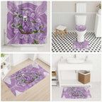 Epilepsy Awareness Budgerigar Australia Bathroom Set Budgie Purple Ribbon Boronia Aboriginal - Aussie Hoodie