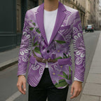 Epilepsy Awareness Budgerigar Australia Blazer Budgie Purple Ribbon Boronia Aboriginal - Aussie Hoodie