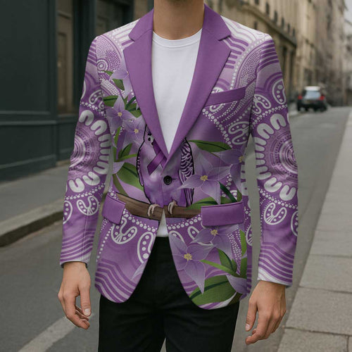Epilepsy Awareness Budgerigar Australia Blazer Budgie Purple Ribbon Boronia Aboriginal - Aussie Hoodie