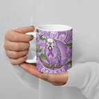 Epilepsy Awareness Budgerigar Australia Ceramic Mug Budgie Purple Ribbon Boronia Aboriginal - Aussie Hoodie