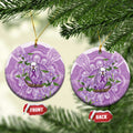Epilepsy Awareness Budgerigar Australia Ceramic Ornament Budgie Purple Ribbon Boronia Aboriginal - Aussie Hoodie