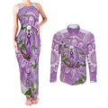 Epilepsy Awareness Budgerigar Australia Couples Matching Tank Maxi Dress and Long Sleeve Button Shirt Budgie Purple Ribbon Boronia Aboriginal - Aussie Hoodie
