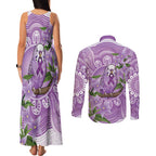 Epilepsy Awareness Budgerigar Australia Couples Matching Tank Maxi Dress and Long Sleeve Button Shirt Budgie Purple Ribbon Boronia Aboriginal - Aussie Hoodie