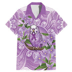 Epilepsy Awareness Budgerigar Australia Family Matching Mermaid Dress and Hawaiian Shirt Budgie Purple Ribbon Boronia Aboriginal - Aussie Hoodie