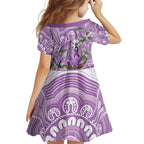Epilepsy Awareness Budgerigar Australia Family Matching Short Sleeve Bodycon Dress and Hawaiian Shirt Budgie Purple Ribbon Boronia Aboriginal - Aussie Hoodie