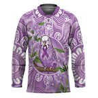 Epilepsy Awareness Budgerigar Australia Hockey Jersey Budgie Purple Ribbon Boronia Aboriginal - Aussie Hoodie