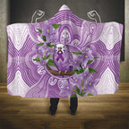 Epilepsy Awareness Budgerigar Australia Hooded Blanket Budgie Purple Ribbon Boronia Aboriginal - Aussie Hoodie