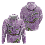 Epilepsy Awareness Budgerigar Australia Hoodie Budgie Purple Ribbon Boronia Aboriginal - Aussie Hoodie