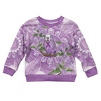 Epilepsy Awareness Budgerigar Australia Kid Ugly Christmas Sweater Budgie Purple Ribbon Boronia Aboriginal - Aussie Hoodie
