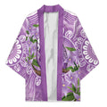 Epilepsy Awareness Budgerigar Australia Kimono Budgie Purple Ribbon Boronia Aboriginal - Aussie Hoodie