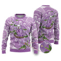 Epilepsy Awareness Budgerigar Australia Ugly Christmas Sweater Budgie Purple Ribbon Boronia Aboriginal - Aussie Hoodie