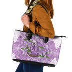 Epilepsy Awareness Budgerigar Australia Leather Tote Bag Budgie Purple Ribbon Boronia Aboriginal - Aussie Hoodie