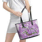 Epilepsy Awareness Budgerigar Australia Leather Tote Bag Budgie Purple Ribbon Boronia Aboriginal - Aussie Hoodie