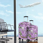 Epilepsy Awareness Budgerigar Australia Luggage Cover Budgie Purple Ribbon Boronia Aboriginal - Aussie Hoodie