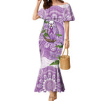 Epilepsy Awareness Budgerigar Australia Mermaid Dress Budgie Purple Ribbon Boronia Aboriginal - Aussie Hoodie