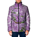 Epilepsy Awareness Budgerigar Australia Padded Jacket Budgie Purple Ribbon Boronia Aboriginal - Aussie Hoodie