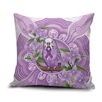 Epilepsy Awareness Budgerigar Australia Pillow Cover Budgie Purple Ribbon Boronia Aboriginal - Aussie Hoodie