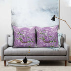 Epilepsy Awareness Budgerigar Australia Pillow Cover Budgie Purple Ribbon Boronia Aboriginal - Aussie Hoodie
