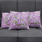 Epilepsy Awareness Budgerigar Australia Pillow Cover Budgie Purple Ribbon Boronia Aboriginal - Aussie Hoodie