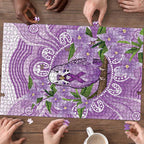 Epilepsy Awareness Budgerigar Australia Puzzle Budgie Purple Ribbon Boronia Aboriginal - Aussie Hoodie
