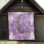 Epilepsy Awareness Budgerigar Australia Quilt Budgie Purple Ribbon Boronia Aboriginal - Aussie Hoodie
