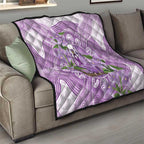 Epilepsy Awareness Budgerigar Australia Quilt Budgie Purple Ribbon Boronia Aboriginal - Aussie Hoodie