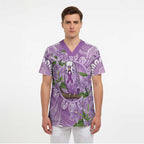 Epilepsy Awareness Budgerigar Australia Scrub Top Budgie Purple Ribbon Boronia Aboriginal - Aussie Hoodie