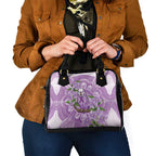 Epilepsy Awareness Budgerigar Australia Shoulder Handbag Budgie Purple Ribbon Boronia Aboriginal - Aussie Hoodie