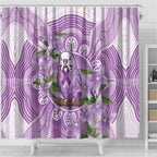 Epilepsy Awareness Budgerigar Australia Shower Curtain Budgie Purple Ribbon Boronia Aboriginal - Aussie Hoodie