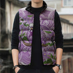 Epilepsy Awareness Budgerigar Australia Sleeveless Puffer Jacket Budgie Purple Ribbon Boronia Aboriginal - Aussie Hoodie